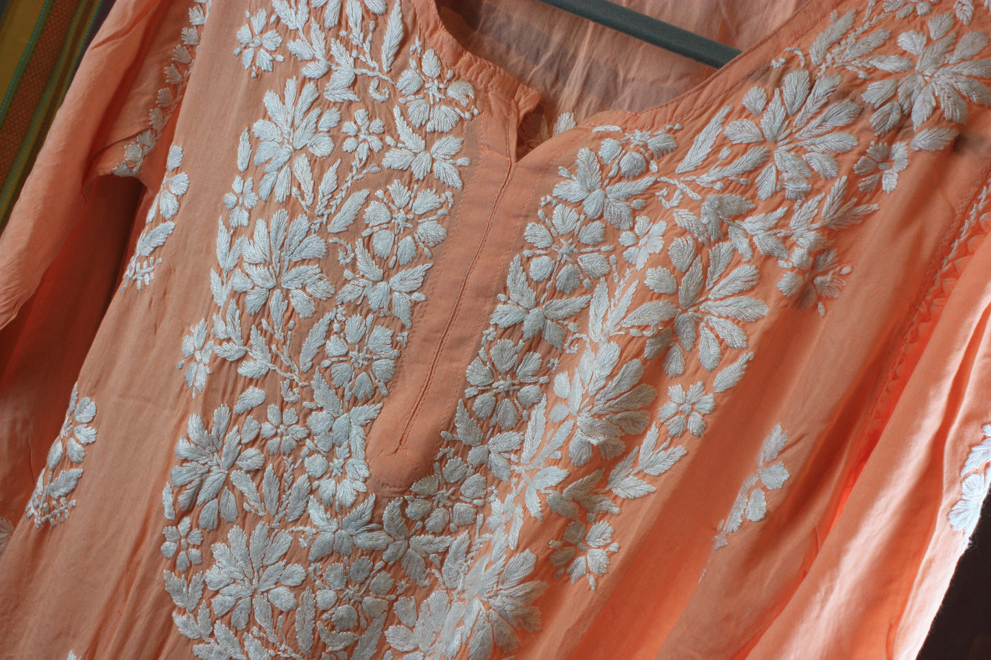 Chikankari Hand embroidery Modal Kurta