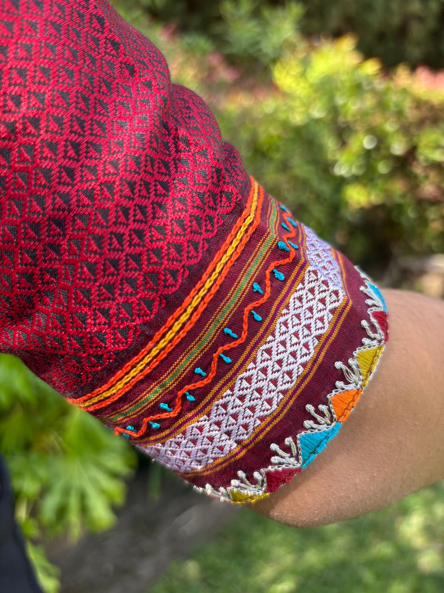 Khun Handloom Blouse with lambani hand embroidery