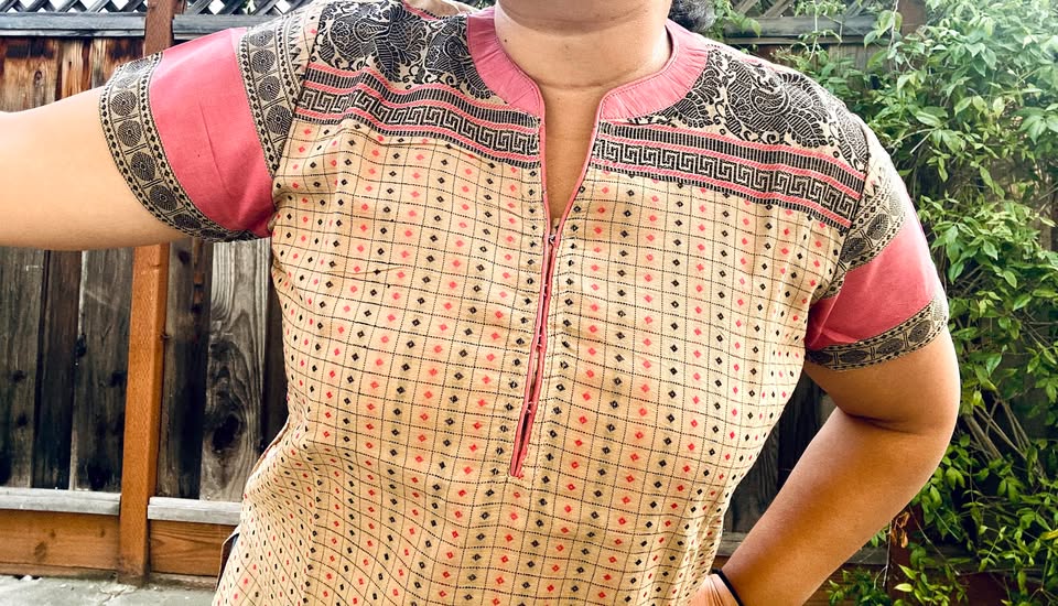 Kanjivaram Handloom Cotton Kurta