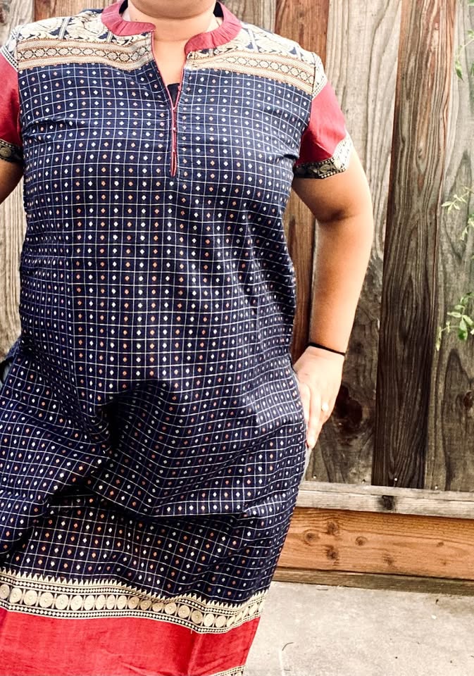 Kanjivaram Handloom Cotton Kurta