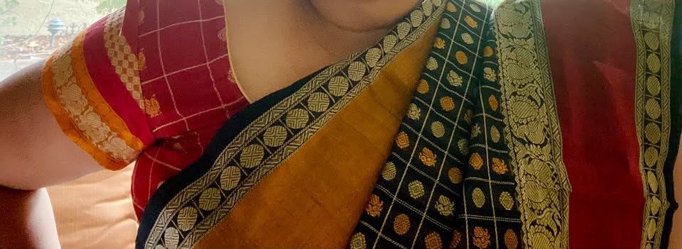 Kanjivaram Cotton Blouse - Red Ayiram butta