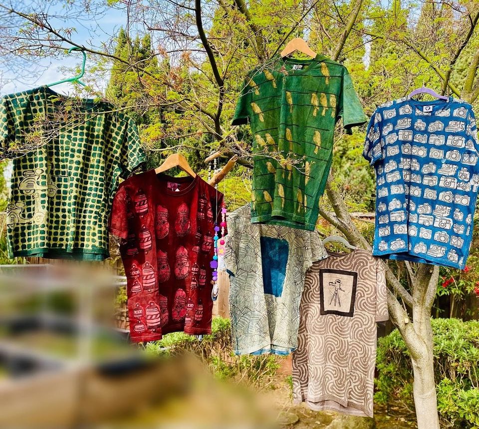 Bagru/ Dabu Hand block printed T-shirt