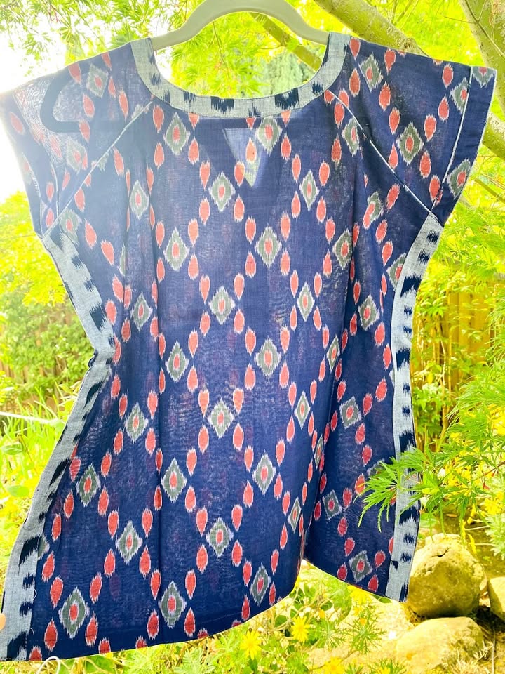 Girl's Ikat handloom Top