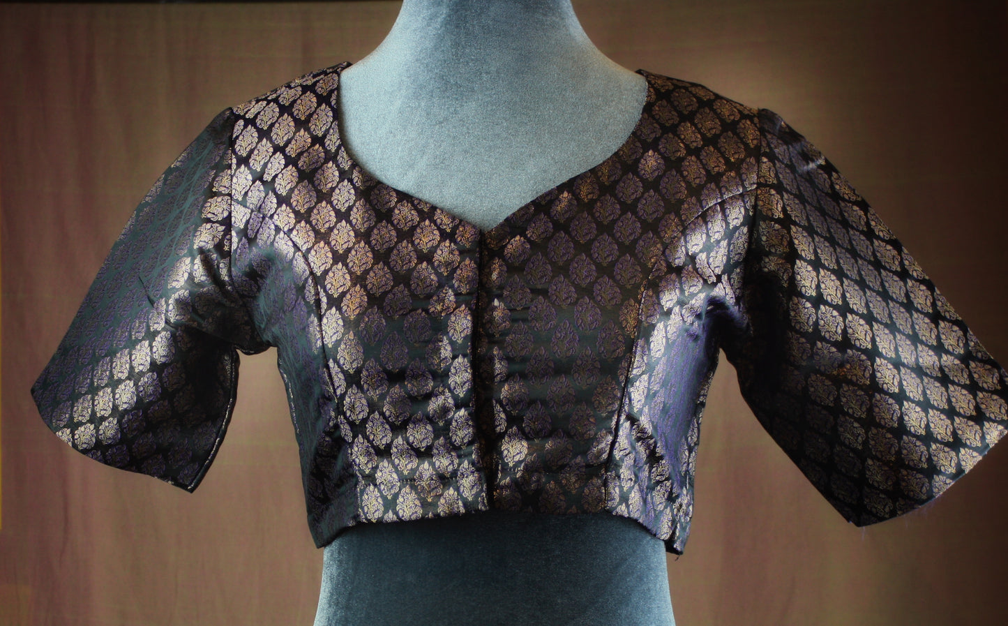 Banarasi Brocade Blouse - Black