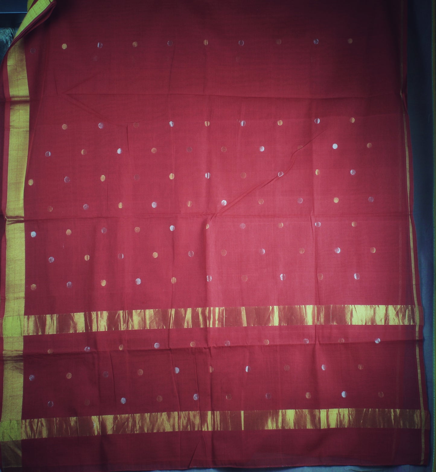 Venkatagiri Cotton Saree - Red