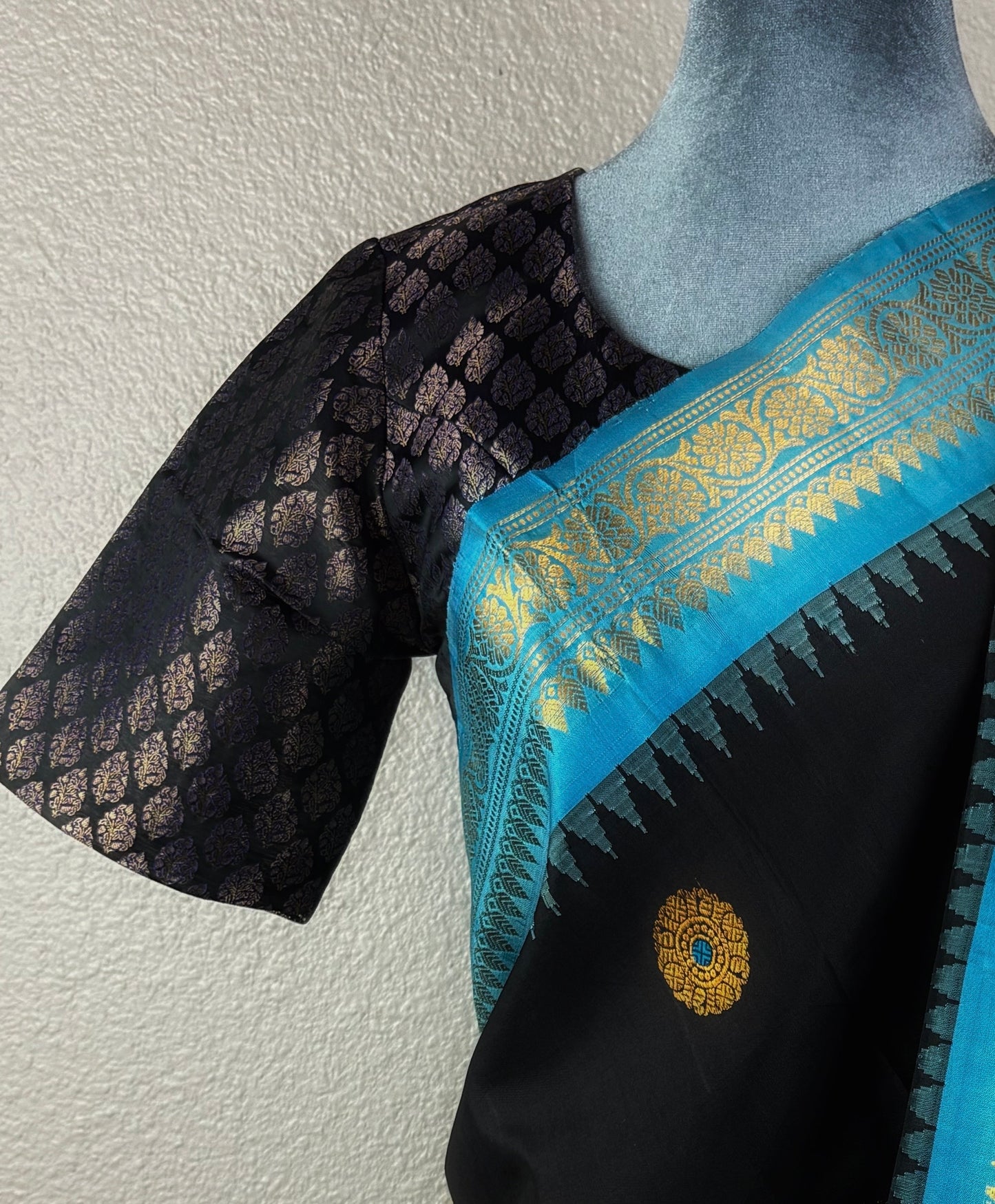Banarasi Brocade Blouse - Black