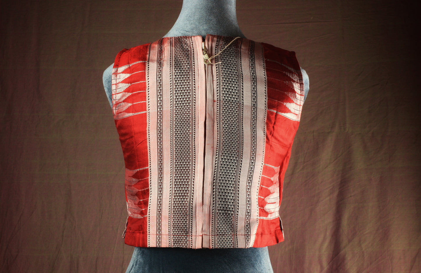 Ilkal Handloom Pallu Crop Top