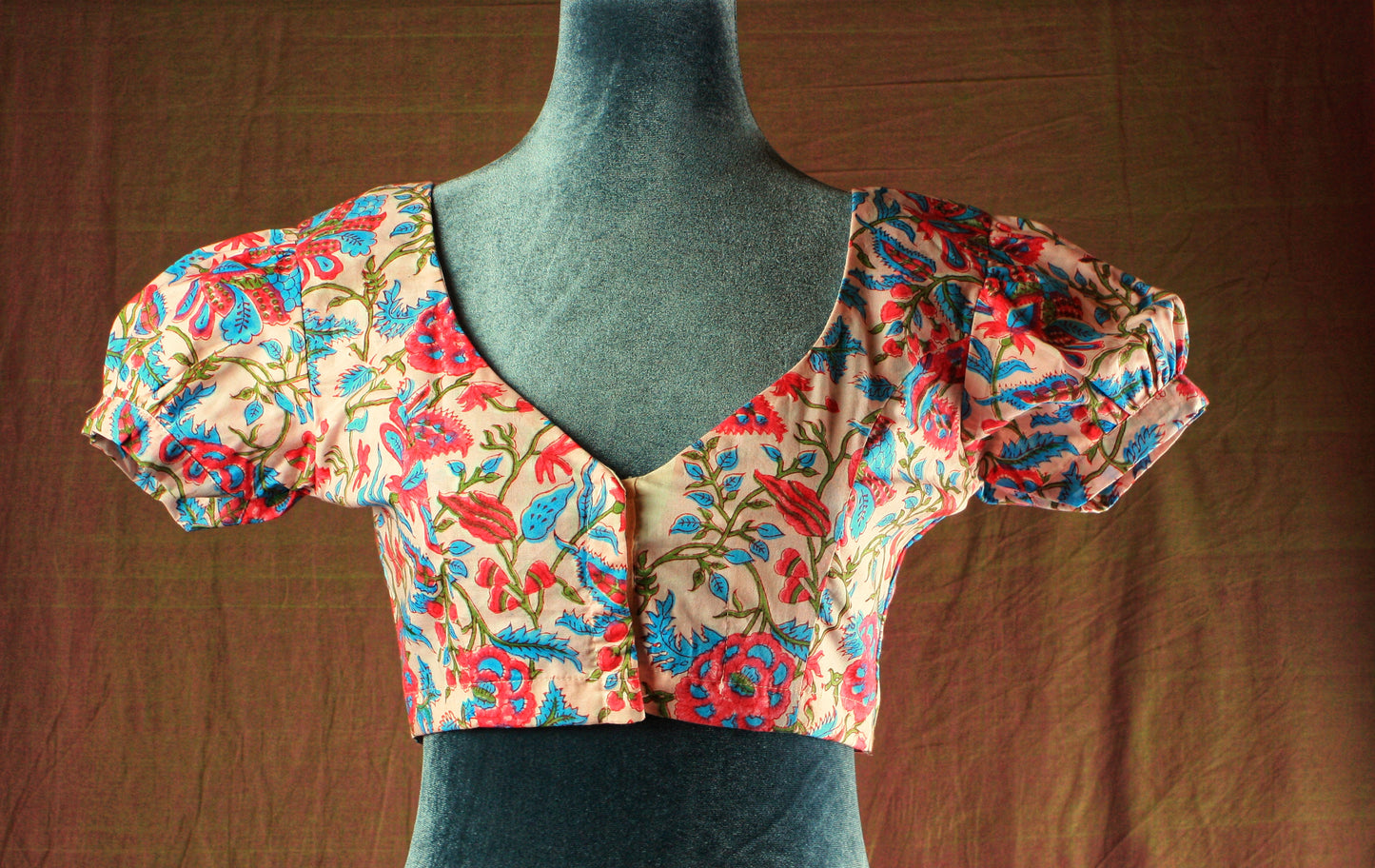 Sanganeri Hand block print Blouse