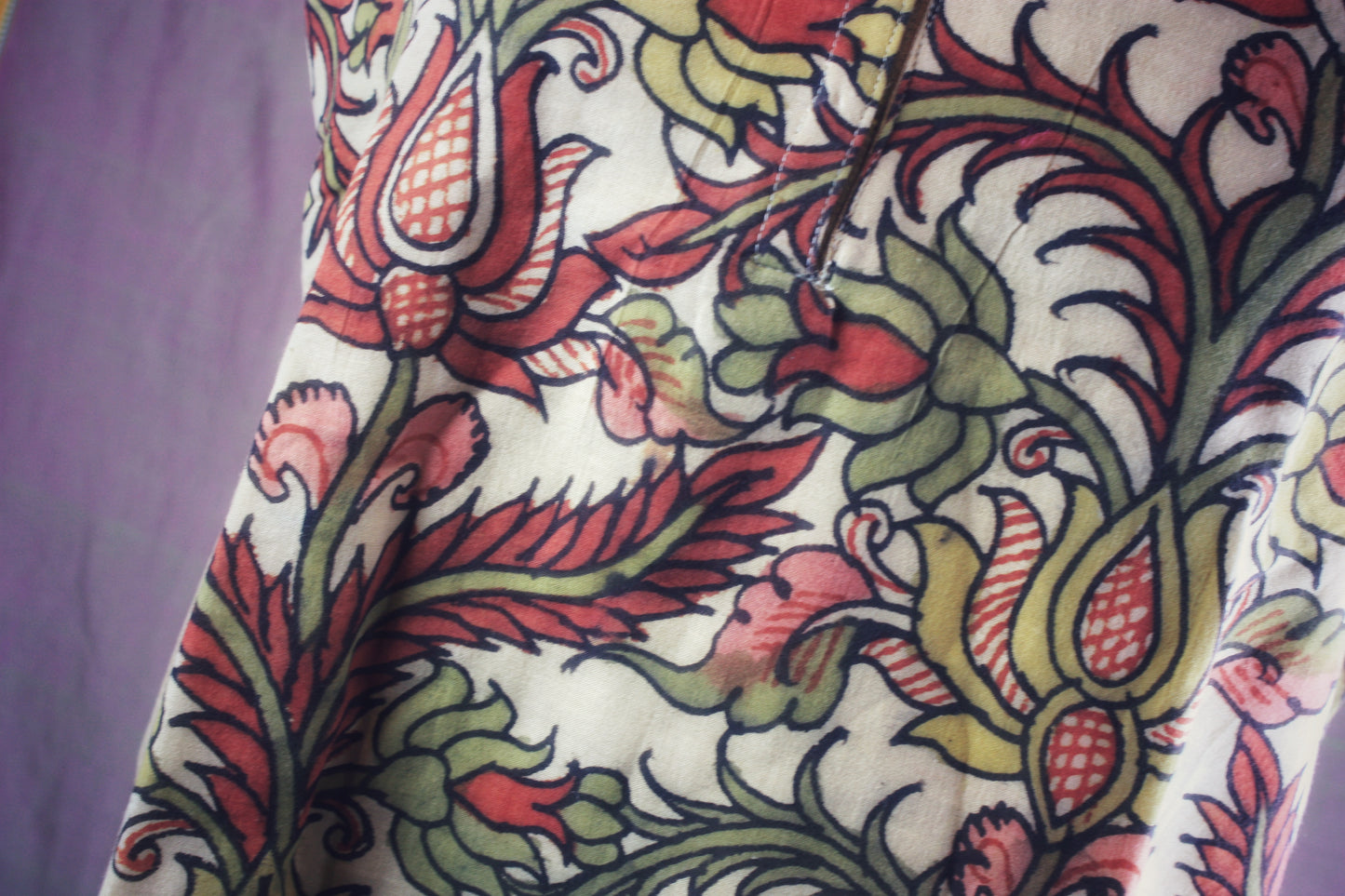 Hand Painted Kalamkari Crop top