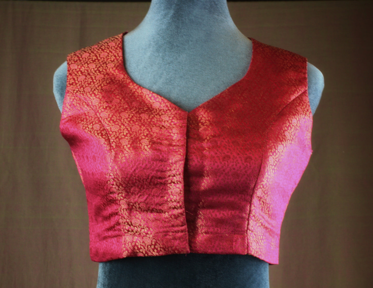Banarasi Brocade Blouse - Pink
