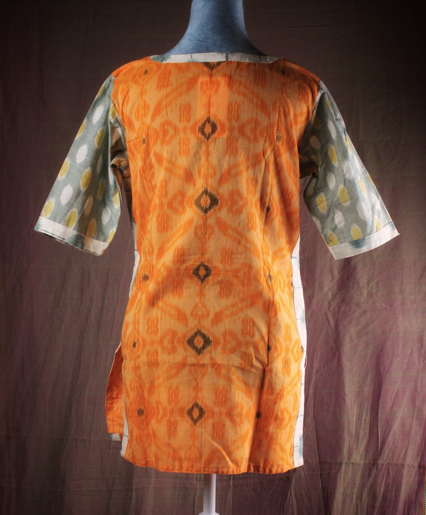 Ikat 2-color Handloom Tunic