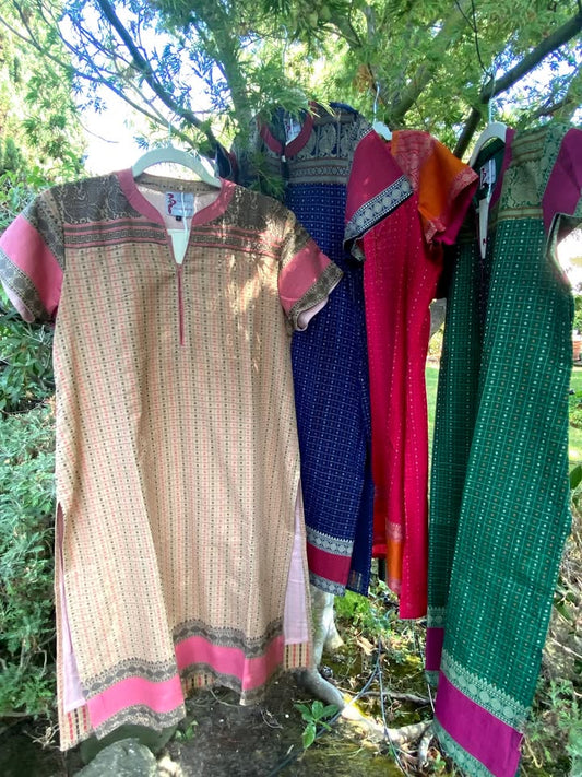 Kanjivaram Handloom Cotton Kurta