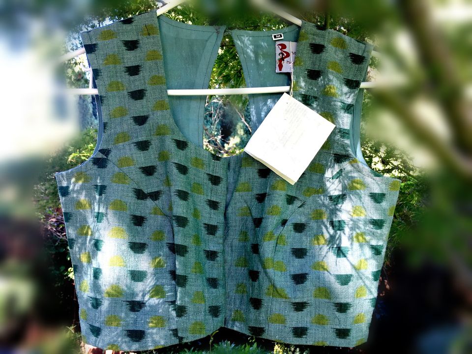 Ikat Sleeveless Blouse