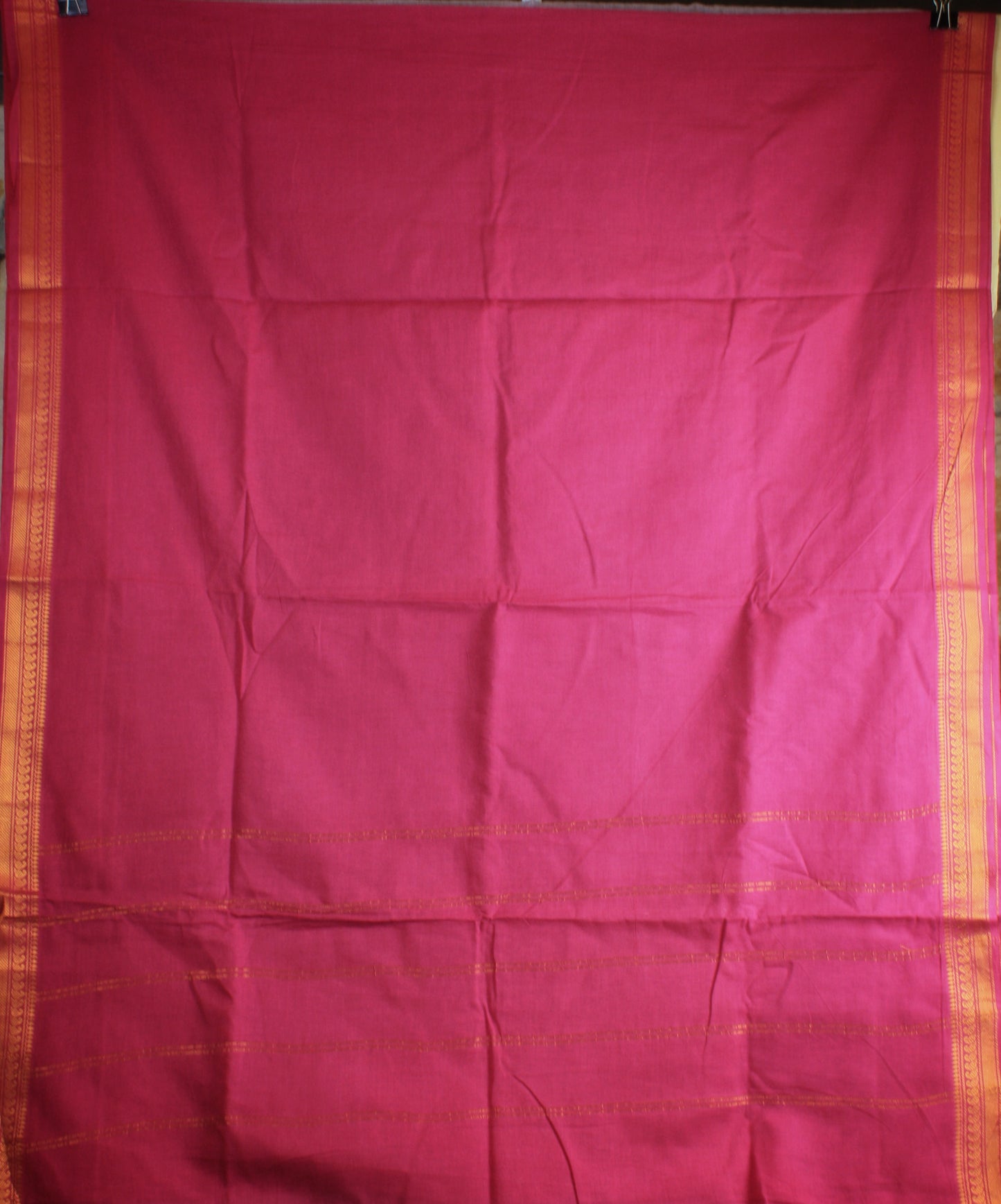 Sungudi Cotton Saree - Pink