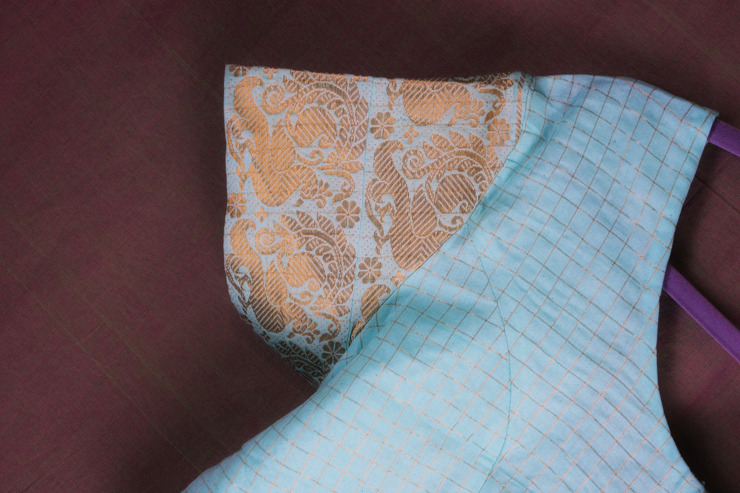Sungudi Cotton Blouse - zari checks- many colors
