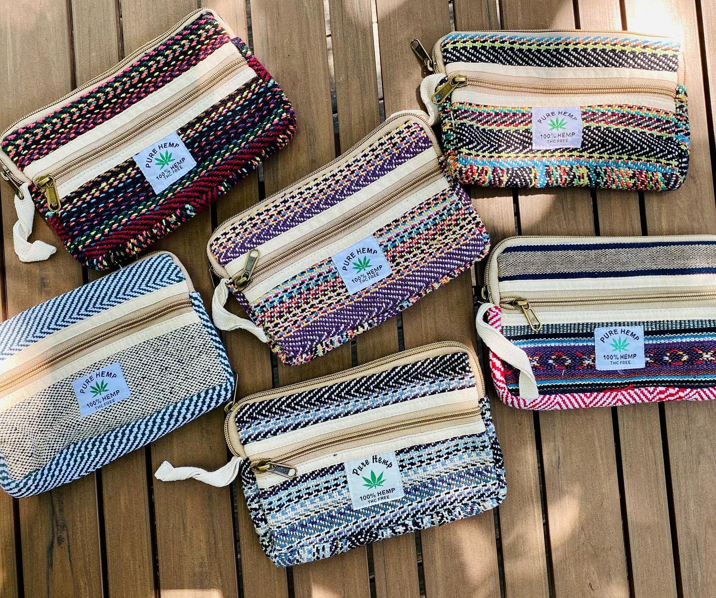 Eco-friendly Hemp Wallet bag