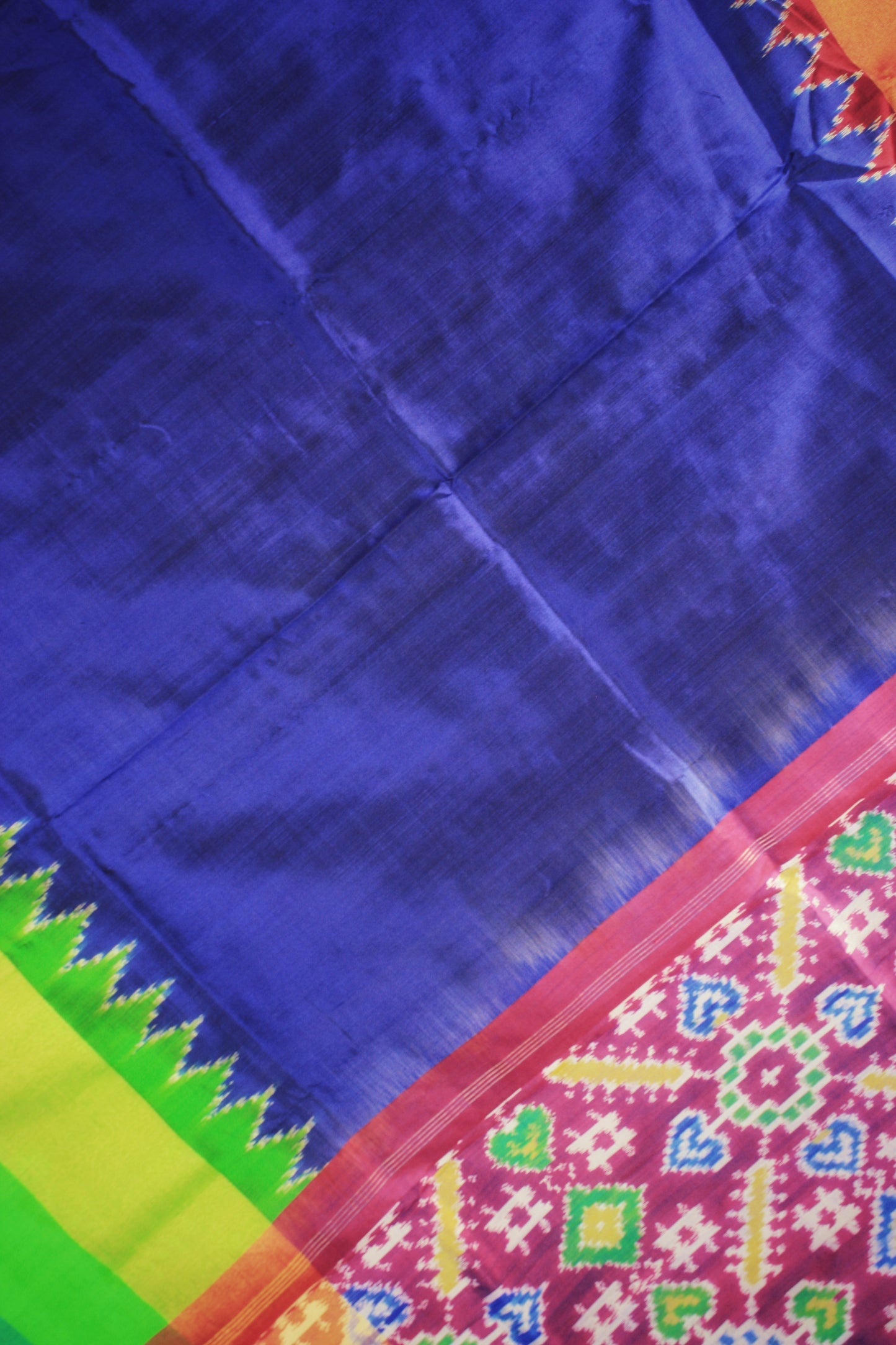 Pochampally Ikat Silk Dupatta - 2 colors