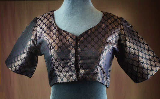 Banarasi Brocade Blouse - Black