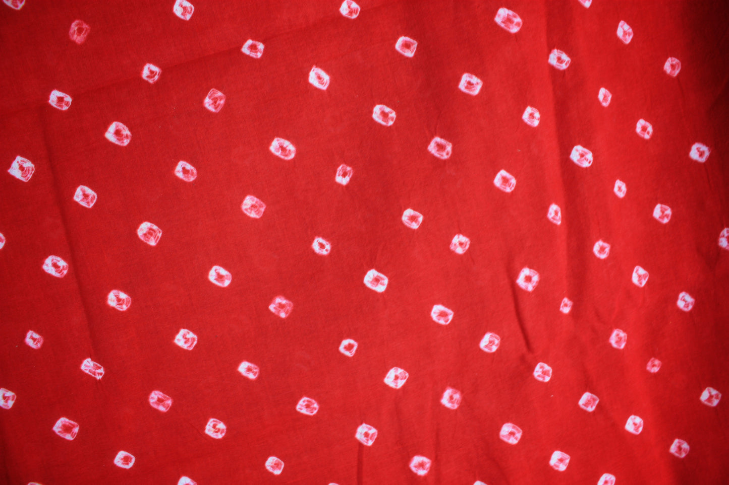 Kaikattu Sungudi Cotton Saree - Red