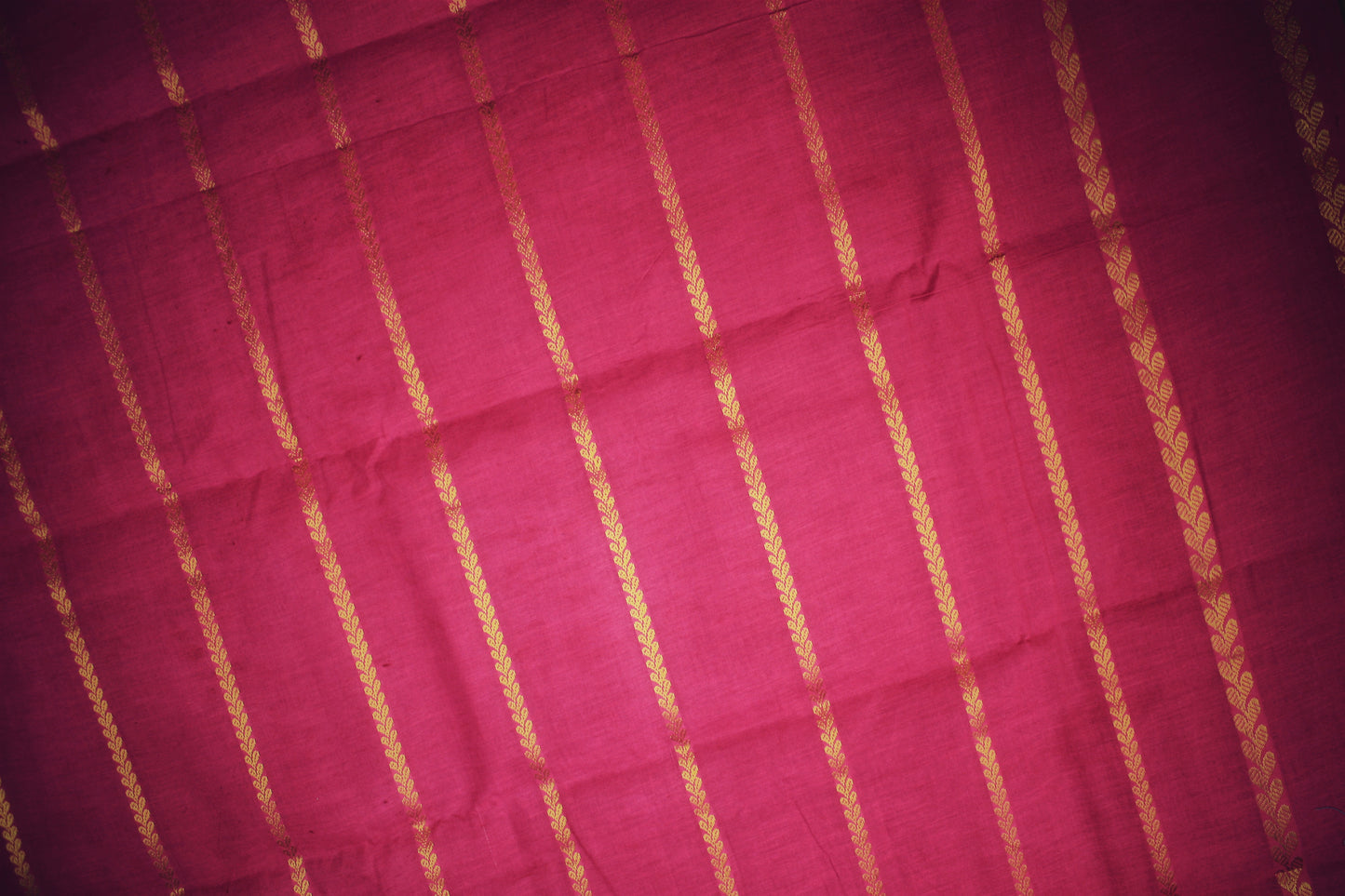 Sungudi Cotton Saree - Pink Stripes